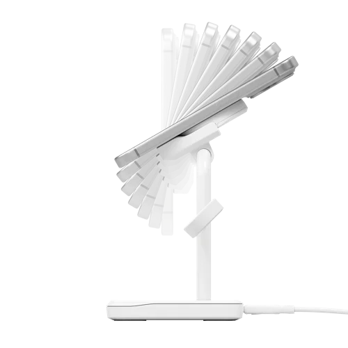 Cygnett ChargeBase 3-in-1 Qi 2 Magnetic White Wireless Charger