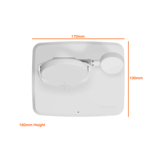 Cygnett ChargeBase 3-in-1 Qi 2 Magnetic White Wireless Charger