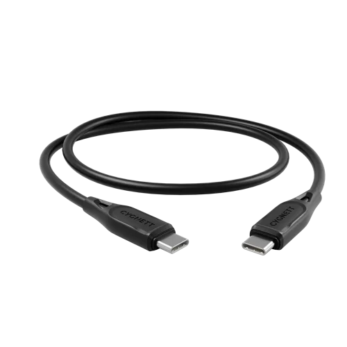 Cygnett 1m Essentials Black USB-C to USB-C Cable
