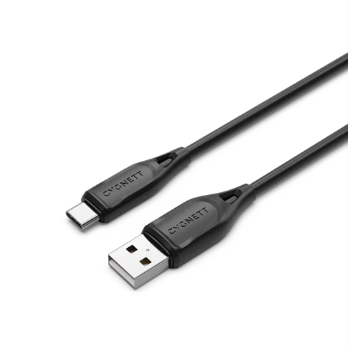 Cygnett 1m Essentials USB-A to USB-C Black Cable