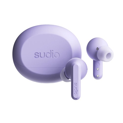 Sudio A3 Pro True Wireless Purple Earbuds with Charging Case - Best Price Headphones UK