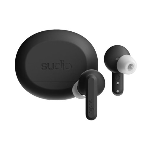 Sudio A3 Pro True Wireless Black Earbuds with Charging Case - Best Price Headphones UK