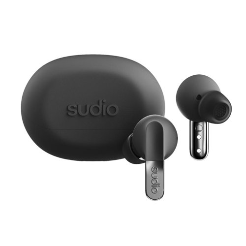 Sudio N3 Pro True Wireless Onyx Black Earbuds with Charging Case - Best Price Headphones UK