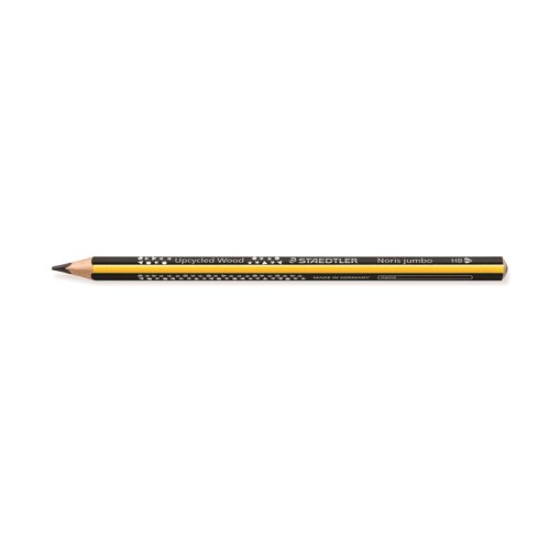 Staedtler Noris Jumbo Triangular Learners Pencil HB Graphite Lead (Pack 12 Pencils) - 119