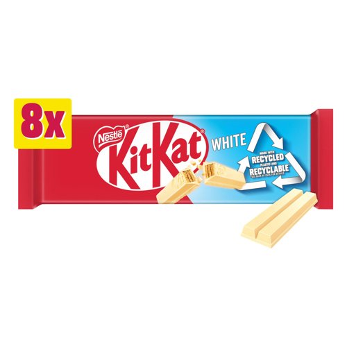 KitKat 2 Finger White Chocolate 20.7g (Pack 8) - 12602056