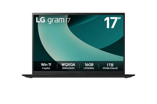 LG Gram 17 17 Inch Intel Core Ultra 7 255H 16GB RAM 1TB SSD Intel Arc Graphics Windows 11 Home Hybrid AI Laptop