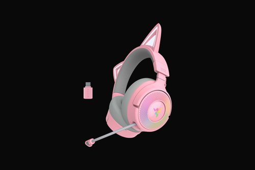 Razer Kraken Kitty V3 Pro Wireless Quartz Gaming Headset