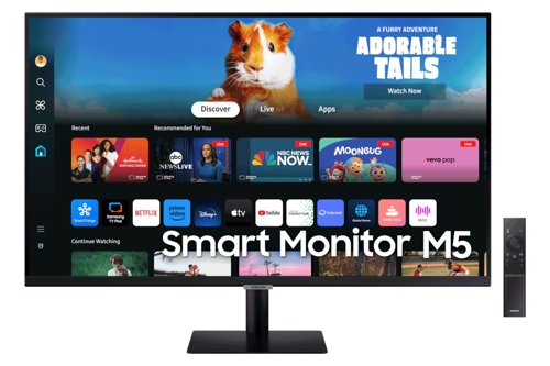 Samsung M50D 27 Inch 1920 x 1080 Pixels Full HD VA Panel HDMI USB Bluetooth Smart Monitor