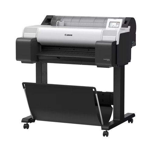 CAN6248C003 | Reimagine printing performance with the sustainable 36” imagePROGRAF TM-340, offering less noise printing, more intuitive functionality and brilliant image quality for AEC offices, retail and education.Seamlessly create professional quality prints with reliable productivity, intuitive functionality and sustainable operation processes. Produce sharp, crisp lines and vivid red colour for eye-catching marketing materials and accurate CAD prints.The new magenta ink produces a more brilliant red and stable image enhancements mean crisper lines. Print vivid and accurate CAD drawings, posters, educational materials and more.Productivity that you can count on, with reliable performance, faster processing time and a quick return from sleep mode. Save time trimming excess margins with borderless print, giving full bleed images of any size, straight from the device.Functional design with a 4.3” touch screen panel displaying intuitive instructions and important information, like media type, remaining media and ink amount. Roll paper can be replaced with ease on the flat-top cover.
