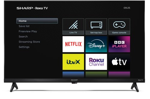 Sharp HD2K 32 Inch HD Ready HDMI Roku Freely Smart TV