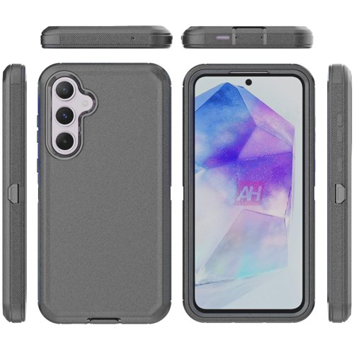 Tech Air Samsung Galaxy A55 6.6 Inch 5G Rugged Phone Case with Inbuilt Screen Protector