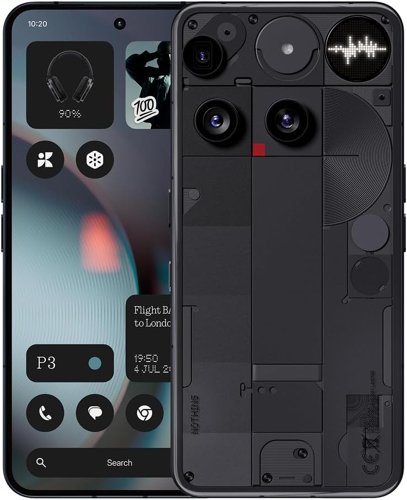 Nothing Phone (3) 6.67 Inch 5G Qualcomm Snapdragon 8s Gen 4 12GB RAM 256GB Storage Android 15 Black Mobile Phone
