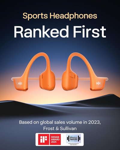 Shokz OpenRun Pro 2 Mini Wireless Orange Bone Conduction Headphones