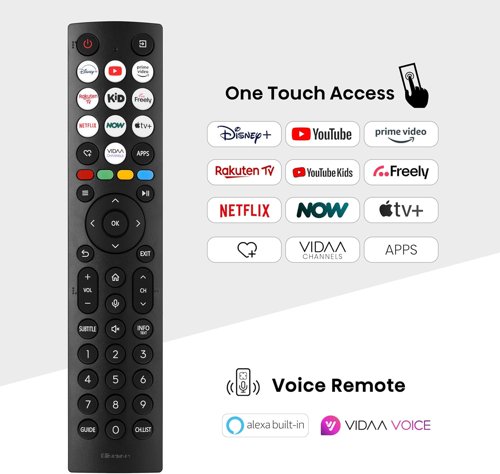 Hisense E6N 50 Inch 3840 x 2160 Pixels 4K Ultra HD HDMI USB VIDAA Smart TV