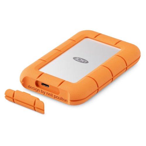 LaCie 2TB USB-C Rugged Mini External Solid State Drive