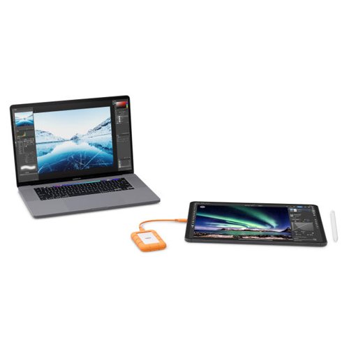 LaCie 2TB USB-C Rugged Mini External Solid State Drive