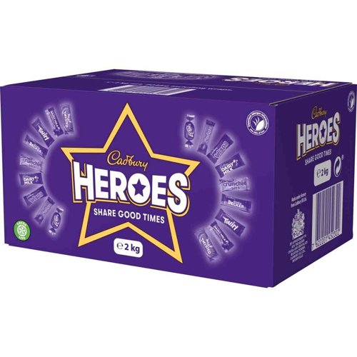 Cadbury Heroes Chocolates Bulk Share Box 2kg 4263470
