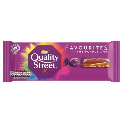 Quality Street Chocolate Purple One Block 87g - 12611264