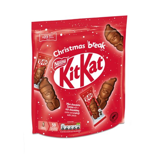 KitKat Chocolate Santa Large Pouch 264g - 12587893