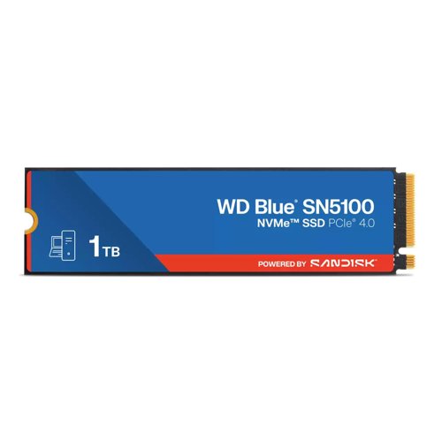 Western Digital Blue SN5100 1TB QLC 3D NAND PCI Express 4.0 NVMe Internal Solid State Drive