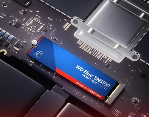 Western Digital Blue SN5100 1TB QLC 3D NAND PCI Express 4.0 NVMe Internal Solid State Drive  8WD10463456