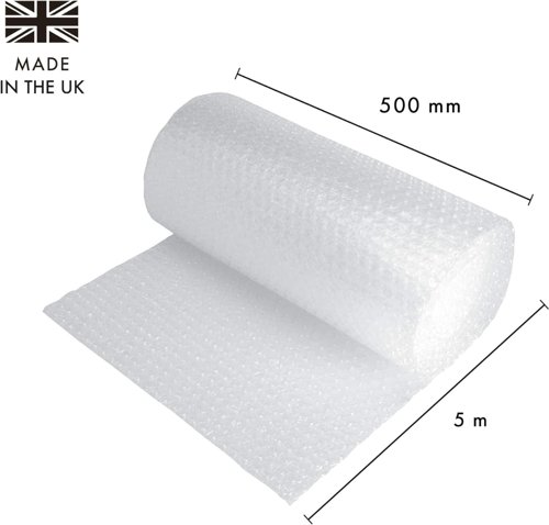 Pukka Post & Packaging Bubble Wrap 500mm x 5m Roll - 9537-PCK