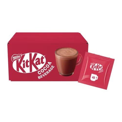 Nestle Kit Kat Hot Chocolate Cocoa Beverage 28g Sachets (Pack 40) - 12881908