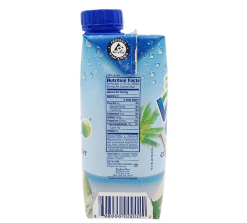 Vita Coco Natural Coconut Water 330ml (Pack of 12) 901187