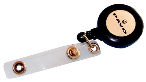 Pavo Badge Reel Black Bx10