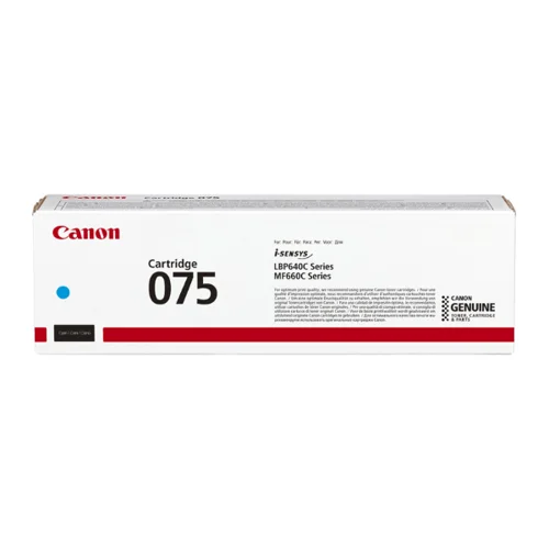 Canon CRG-075C Cyan Standard Capacity Toner Cartridge 1.3k pages - 6364C002