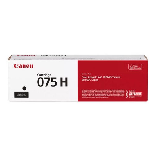Canon CRG-075HBK Black High Capacity Toner Cartridge 3.5k pages - 6369C002