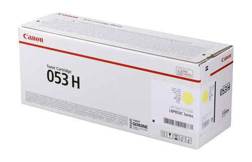 Canon CRG 053HWW Yellow Toner i-Sensys X C1946P 2191C001AA