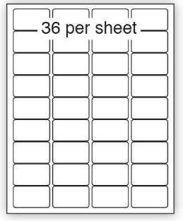 Purely Everyday A4 Matte Finish Labels 49x30mm 36 Per Sheet Box 100 Sheets (Pack 3600 Labels) - A41-36PE