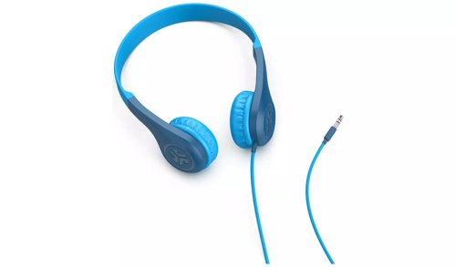 JLab Audio JBuddies Pop Wired 3.5mm Connector Blue Headphones