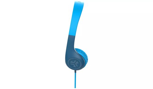 JLab Audio JBuddies Pop Wired 3.5mm Connector Blue Headphones
