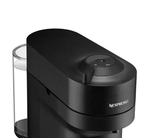 Nespresso Vertuo Pop Coffee Machine Bundle Pack Black ENV90.B + Caps
