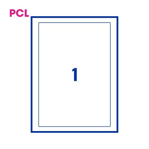 Pcl1902750W Labels 200 Sheets Per Box 3P