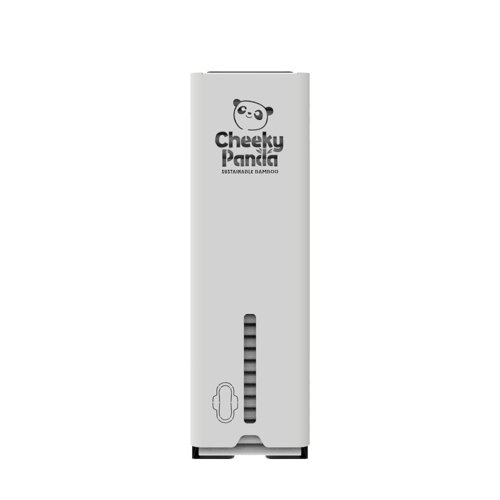 Panda Flow Single Column Period Pad Dispenser White for SPAD240MM6X6 or SPAD290MM6X6 Sanitary Pads - DSP-PAD-SGL