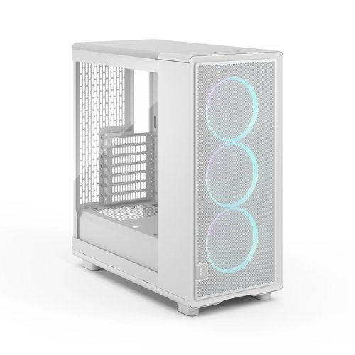 Fractal Design Epoch RGB Tempered Glass White Clear Tint ATX Mid Tower PC Case