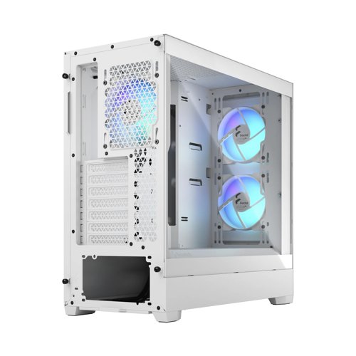 Fractal Design Pop Air RGB Tempered Glass White Clear Tint ATX PC Case