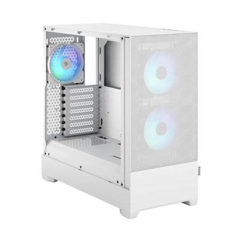 Fractal Design Pop Air RGB Tempered Glass White Clear Tint ATX PC Case