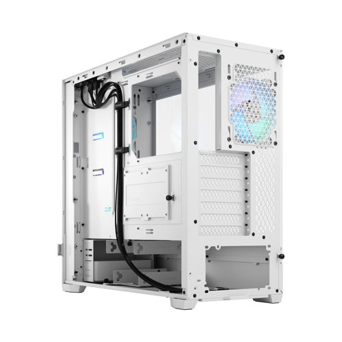 Fractal Design Pop Air RGB Tempered Glass White Clear Tint ATX PC Case