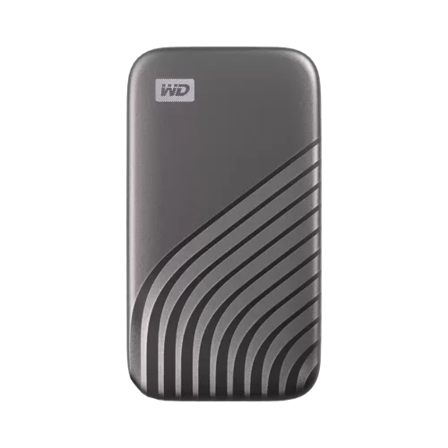WD 500GB My Passport SSD Portable SSD Space Grey WDBAGF5000AGY-WE