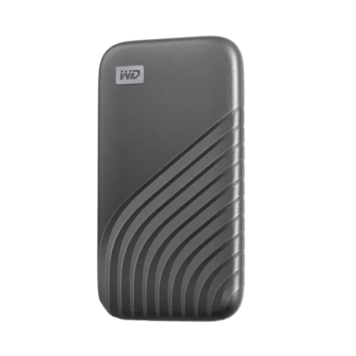 WD 500GB My Passport SSD Portable SSD Space Grey WDBAGF5000AGY-WE
