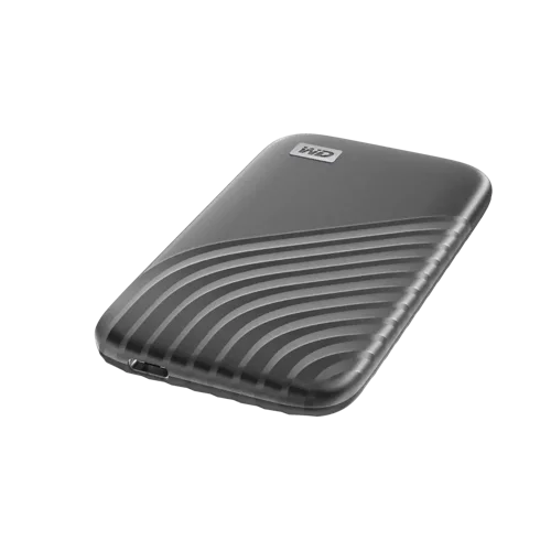 WD 500GB My Passport SSD Portable SSD Space Grey WDBAGF5000AGY-WE