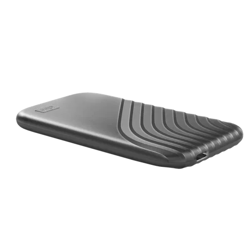 WD 500GB My Passport SSD Portable SSD Space Grey WDBAGF5000AGY-WE