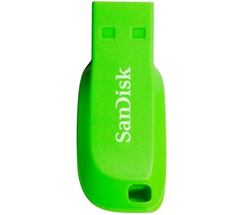 Sandisk Cruzer Blade 16GB Electric Green SDCZ50C-016G-B35