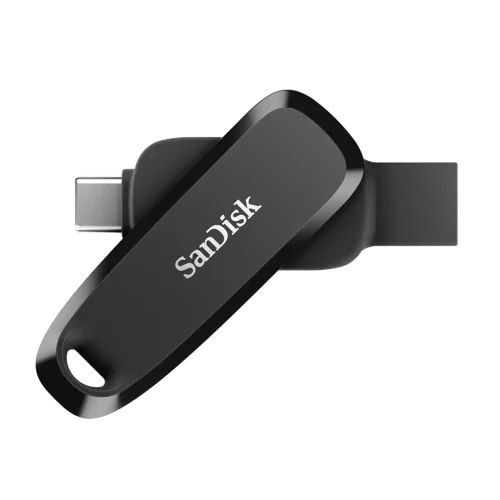 SanDisk SDDDC6-512G-G46 512 GB USB Type-C 3.2 Gen 1 (3.1 Gen 1) 100 MB/s Swivel Black SDDDC6-512G-G46