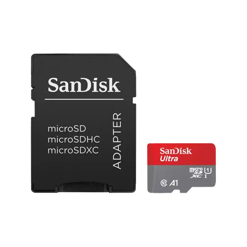 Sandisk Ultra MicroSDHC 32GB INC SD Adapter 120MB/S A1 Class 10 UHSI 2Pack SDSQUA4-032G-GN6