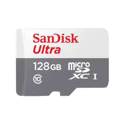 Sandisk Ultra MicroSDXC 128GB 100MB/S Class 10 UHSI (4X6 Pack SIZE) SDSQUNR-128G-GN3